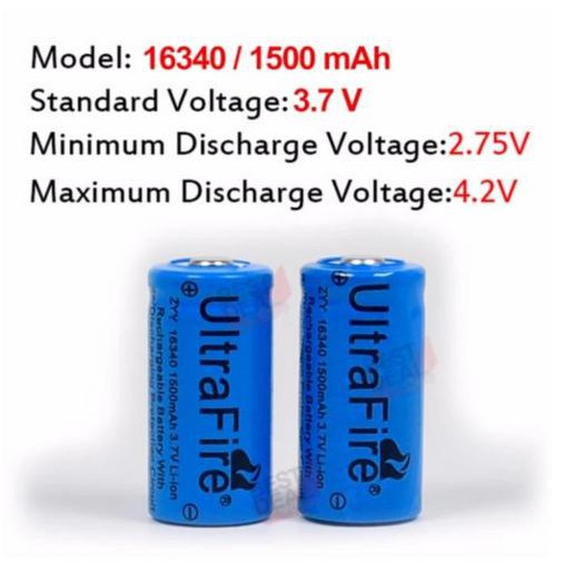 2-x-ultrafire-16340-cr123a-lc16340-lithium-battery-1200-mah-3-7v-rechargeable-li-ion-battery-blue-8-ก้อน