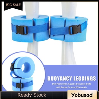 ภาพขนาดย่อของภาพหน้าปกสินค้า2x Foam Aquatic Cuffs Swimming Leggings Water Exercise Aerobics Float Ring จากร้าน yobusad.th บน Shopee ภาพที่ 6