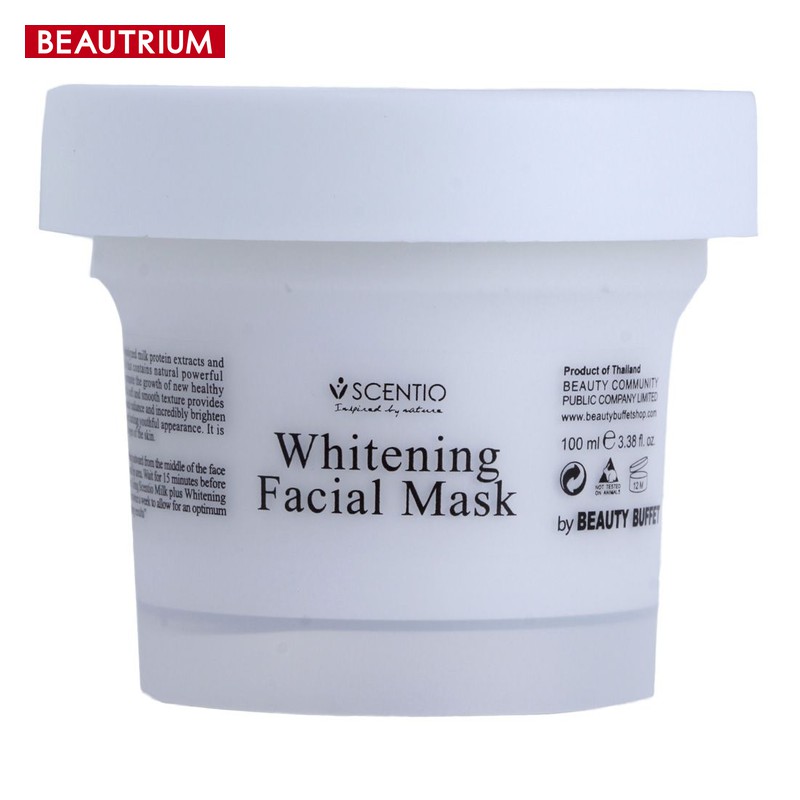 beauty-buffet-scentio-milk-plus-whitening-facial-mask-ครีมมาร์กหน้า-100ml