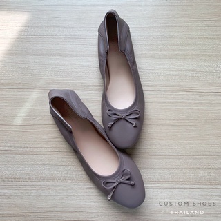 รองเท้าบัลเล่ต์ By Customshoes สีเทา