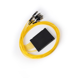 GPON EPON 2x8 ABS Box Type Fiber Optical PLC Splitter 2:8 SC /APC Coupler