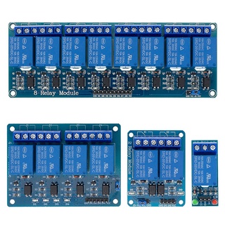 โมดูลรีเลย์ 1 2 4 8 Channel 5V พร้อมเอาท์พุทรีเลย์ 1 2 4 8 Way สําหรับ Arduino esp32 esp8266 microcontroller 1 2 4 8ช่อง