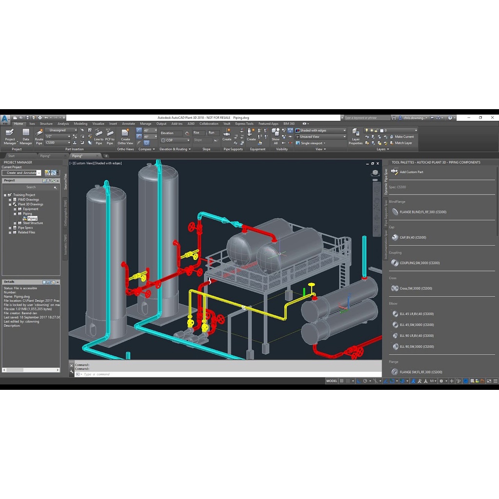 ภาพหน้าปกสินค้าAutoCAD Plant 3D 2022  โปรแกรมเขียนแบบ จากร้าน software2u บน Shopee