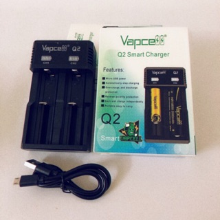 Vapcell Q2 รางชาร์จvapcell Q2 เครื่องชาร์จถ่าน vapcell