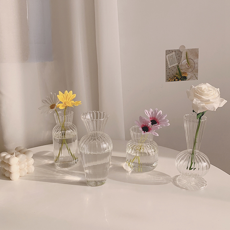 ภาพสินค้าแจกัน ชนิดแก้วไฮโดรโปนิก ใส่ดอกไม้ สำหรับตกแต่งบ้าน จากร้าน nicesell.th บน Shopee ภาพที่ 4