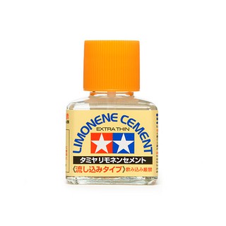 ภาพหน้าปกสินค้ากาวติดพลาสติกโมเดลTA87134 Tamiya Limonene Cement (Extra Thin Type) 40ml ที่เกี่ยวข้อง