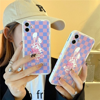 เคสซิลิโคน ลายกระต่าย สําหรับ Samsung A02S a03s A02 M02 A10S A22 M22 A52 A52S A72 A32 A31 A50S A50 A30S A20 A30 A71 A51 A11 M11 A12 M12 A10 M10 M52 A20S A33 A13 5G