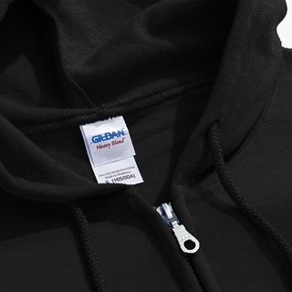 ภาพขนาดย่อของภาพหน้าปกสินค้าGildan Heavy Blend Adult Full Zip Hooded Sweatshirt Black ฮู้ดแบบซิป - ดำ จากร้าน limillust บน Shopee