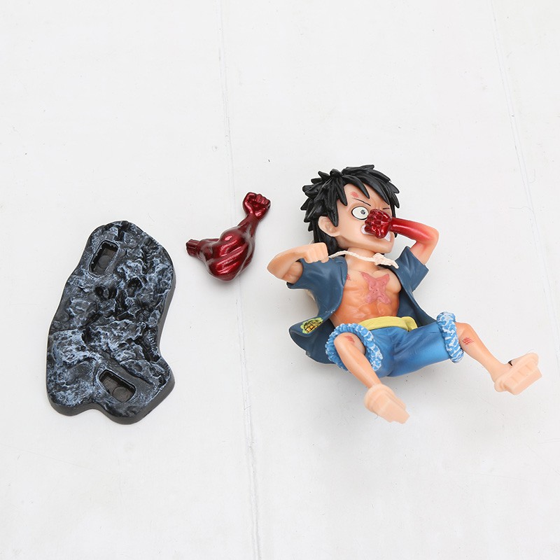 12-ซม-anime-one-piece-gk-luffy-gear-fourth-โมเดลตุ๊กตา-pvc-ของเล่นสําหรับเด็ก