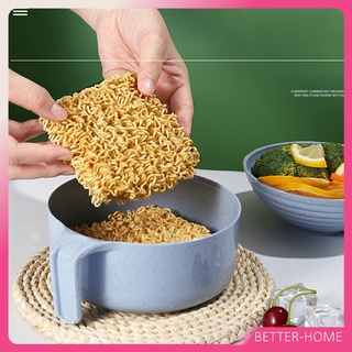 ชุดเซต ชามบะหมี่กึ่งสำเร็จรูป  ชามข้าวเด็ก ทำจากฟางข้าวสาลี  Instant noodle bowl