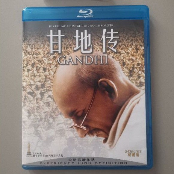 แผ่นบลูเรย์แท้-gandhi-2-disc-มือสอง-เสียง-ซับไทย