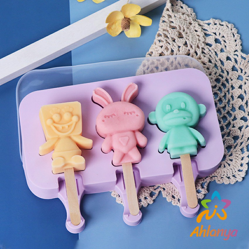 ahlanya-แม่พิมพ์ทำไอติม-ซิลิโคนพิมพ์ทำอาหาร-food-grade-plasticice-cream-mold