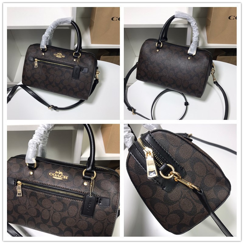 นำเข้าจากต่างประเทศ-coach-f83607-กระเป๋าแฟชั่นสตรี-กระเป๋าถือ-กระเป๋าสะพาย-เปลือกหอยแพคเกจ