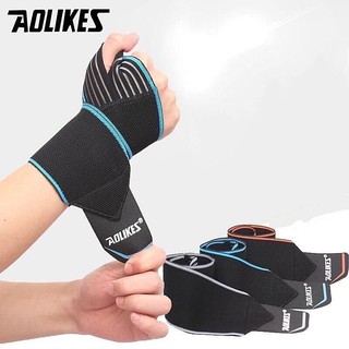 ผ้ารัดข้อมือ กันข้อมืออักเสบ แก้ปวด ใส่ขณะออกกำลังกายได้ AOLIKES WRIST SUPPORT