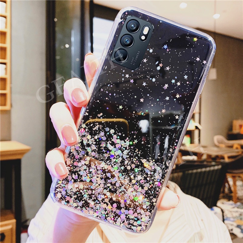 เคสโทรศัพท์-oppo-reno-6z-5-5pro-marvel-edition-4-4pro-4z-5g-4g-new-phone-case-bling-clear-black-green-pink-star-space-tpu-soft-back-cover-casing-เคส-reno6-z-reno5-pro-reno4-z-pro