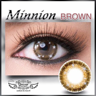 💜 Minnion Brown ✨ มินิ สีน้ำตาล น้ำตาล ฟรุ้งฟริ้ง ดาว ประกายดาว วิบวับ Contact Lens Mini คอนแทคเลนส์ Dreamcolor1 แฟชั่น