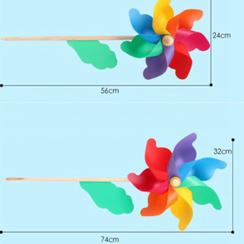 กังหันลม-หลากสี-สำหรับประดับสวน-diy