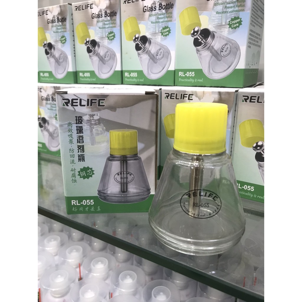 RELIFE RL-055 ขวดแก้วใส่น้ำยา (150 ml.) ผลิตจากวัสดุอย่างดี ใช้งานง่าย ...
