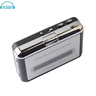ภาพขนาดย่อของภาพหน้าปกสินค้าPICKDAY เครื่องเล่นเพลง Ezcap Walkman Cassette Tape-to-PC MP3 Converter Digital USB Capture w / Earphone จากร้าน pickday บน Shopee ภาพที่ 6