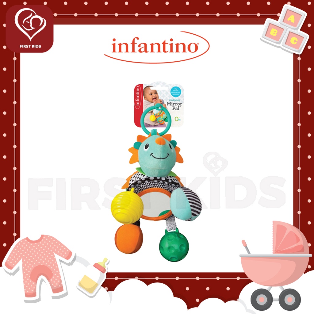 infantino-hedgehog-mirror-pal-โมบายห้อยรถเข็น