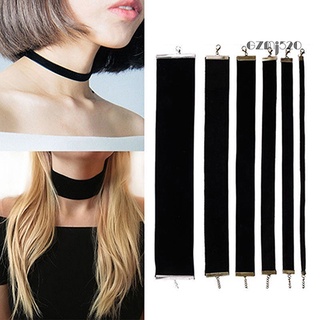 【AG】Women Lady Black Velvet Choker Gothic Necklace Simple Retro Jewelry Xmas Gift