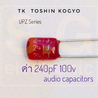 ภาพหน้าปกสินค้า((ชุด10ชิ้น)) C 240pF 100V TK audio grade capacitors Japan ที่เกี่ยวข้อง