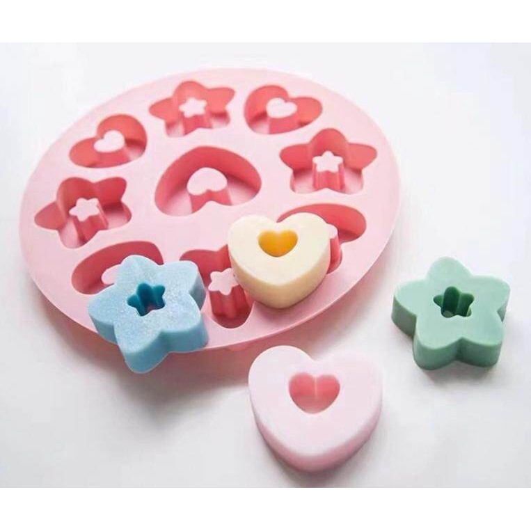 heart-flower-silicone-mold-พิมพ์ซิลิโคนรูปหัวใจดอกไม้