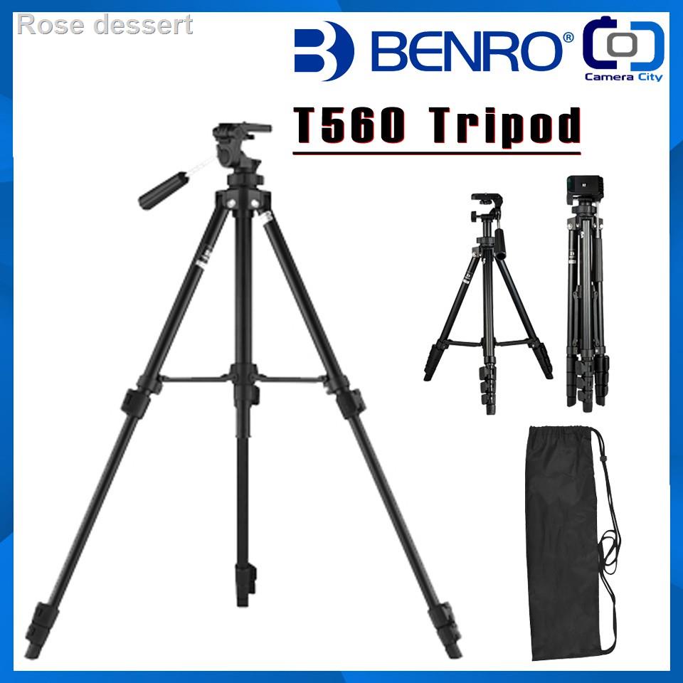 ราคาต่ำสุด BENRO T560 TRIPOD ขาตั้งกล้อง อะลูมิเนียม วัสดุแข็งแรงหู ...