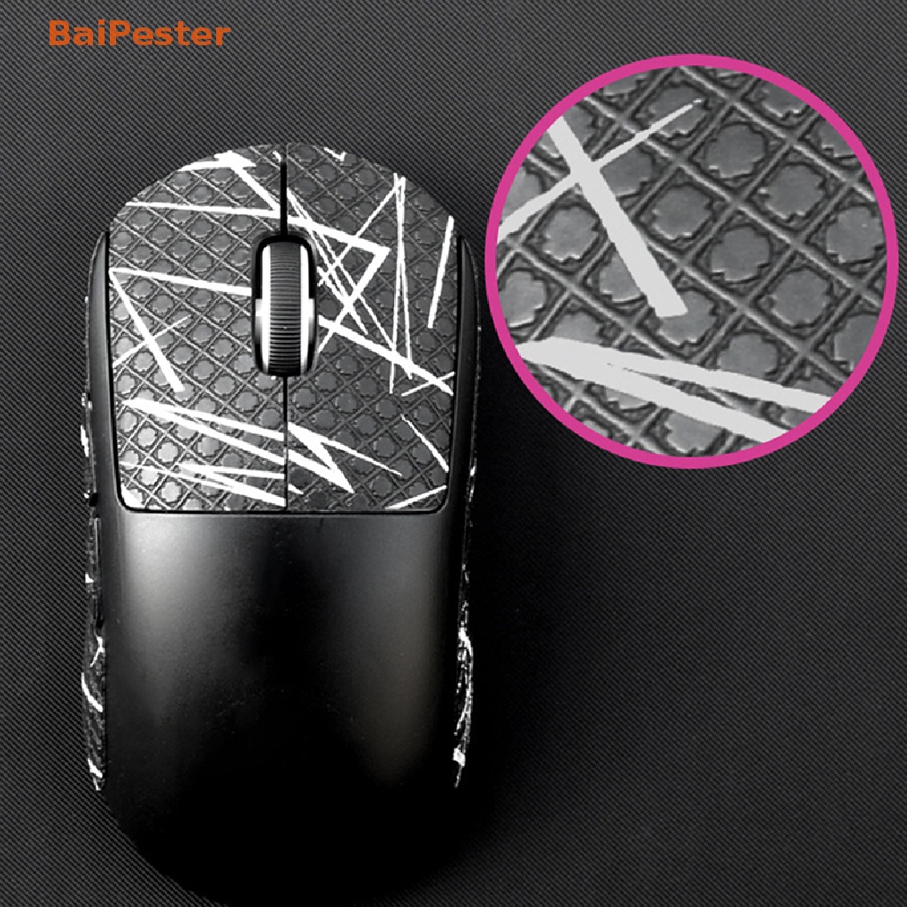[BaiPester] BTL Mouse Grip Tape Skate Handmade Sticker Non Slip Lizard