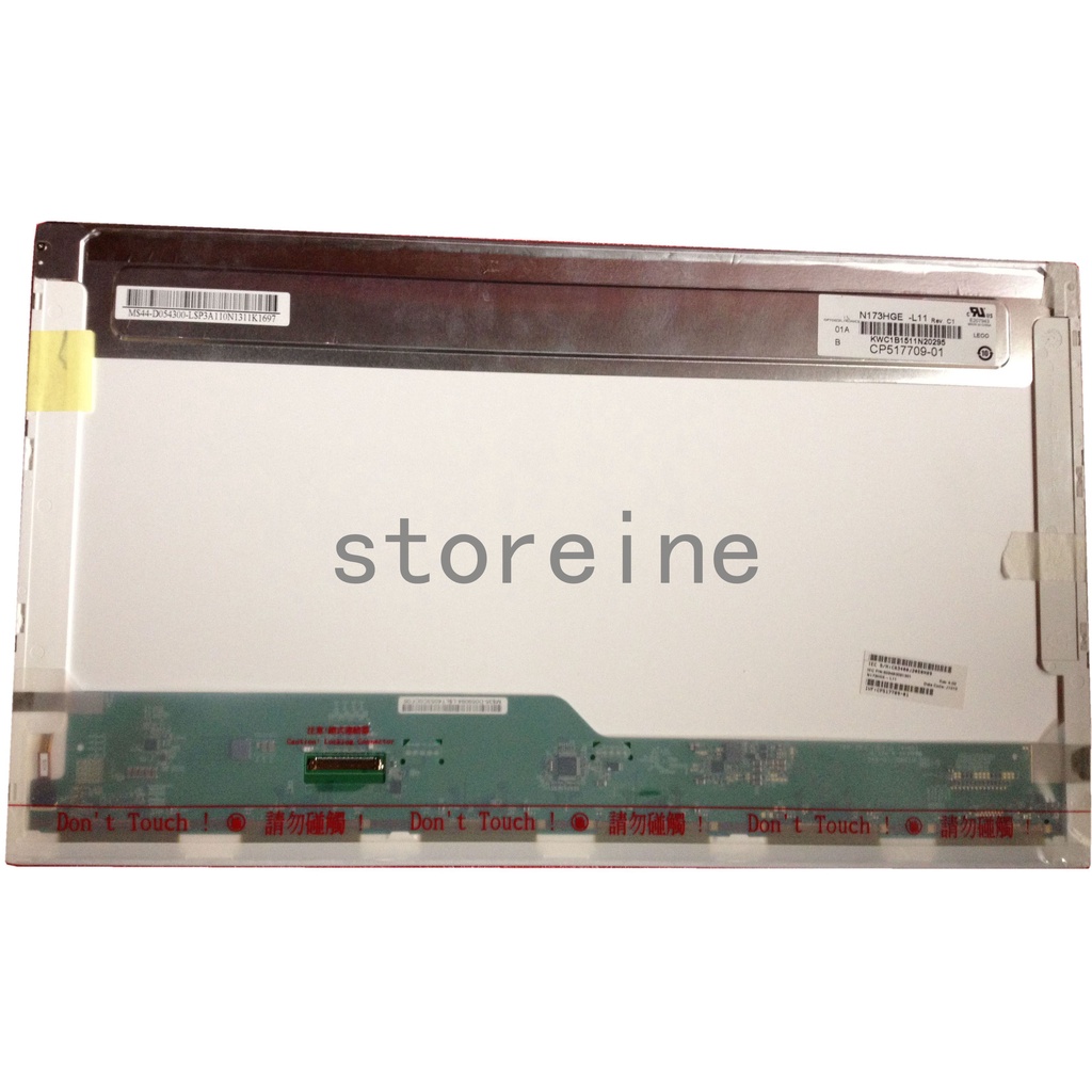 แผงหน้าจอ LCD N173HGE-L11 Rev C1 B173HW02 V.1 V.0 B173HW01 V.5 ...