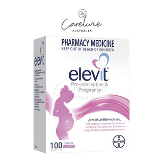 Elevit pregnancy multivitamin 100 เม็ด วิตามินบำรุงก่อนการตั้งครรภ์ ระหว่างตั้งครรภ์ และเป็นวิตามินให้นมบุตร