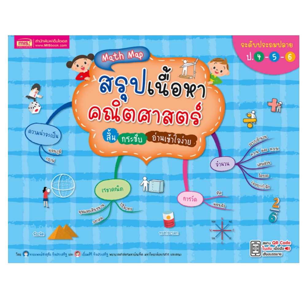 ครบชุด-5-เล่ม-เตรียมสอบ-mind-map-สรุปเนื้อหา-ป-4-5-6-สแกน-qr-code-ในเล่มเพื่อฟังเสียงบรรยาย-mis