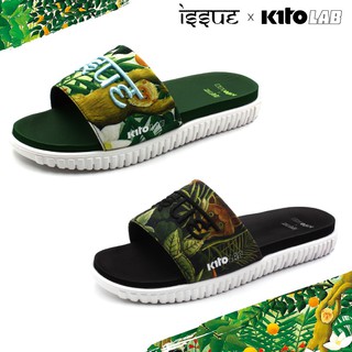 โค้ดลด 20% ISSUE &amp; KitoLab [AH86 size 37 ส่งฟรี]ฉลอง21ปี Kito รองเท้าแตะแบบสวม ชาย-หญิง EVA Slide Sandal แท้