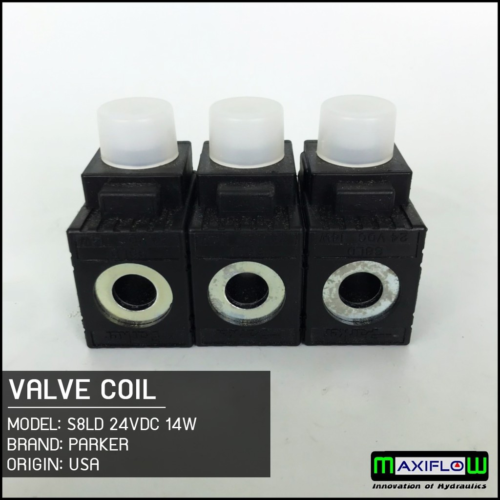 Parker | Hydraulic Valve Coil (Model: S8LD 24VDC 14W) | Shopee Thailand