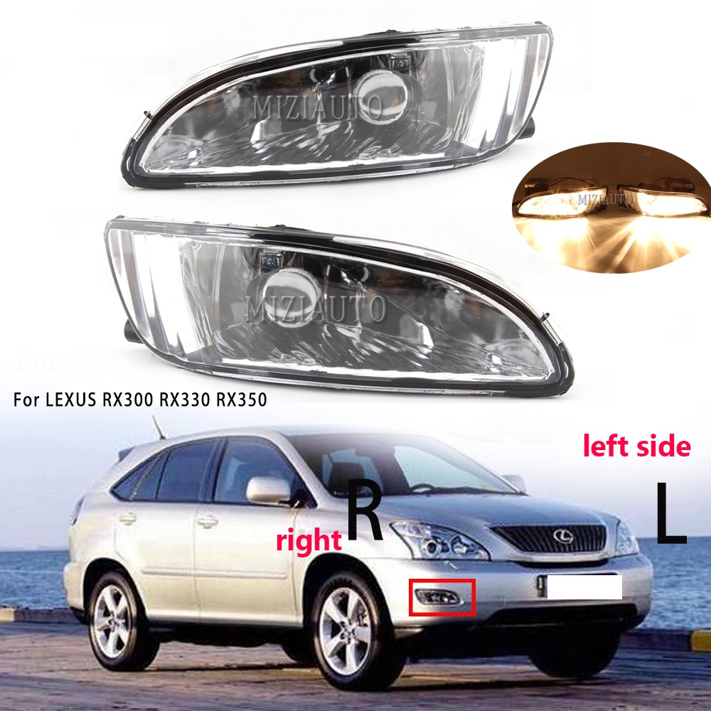 CAR headlights Fog Lights For LEXUS RX300 RX330 RX350 2003 2004 2005