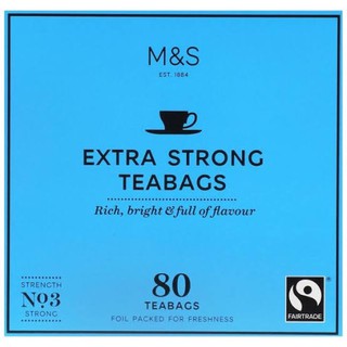 ภาพหน้าปกสินค้าMarks&Spencer Extra strong tea bag 80 teabags ที่เกี่ยวข้อง