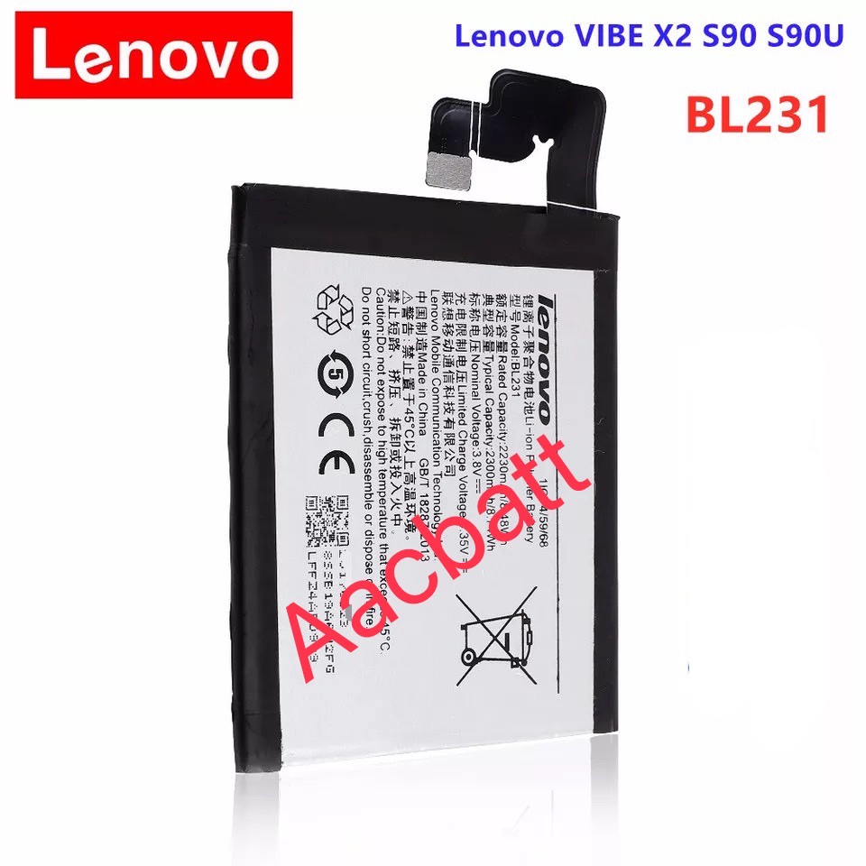 แบตเตอรี่-lenovo-s90-lenovo-vibe-x2-lenovo-s90-s90u-bl231-2300mah