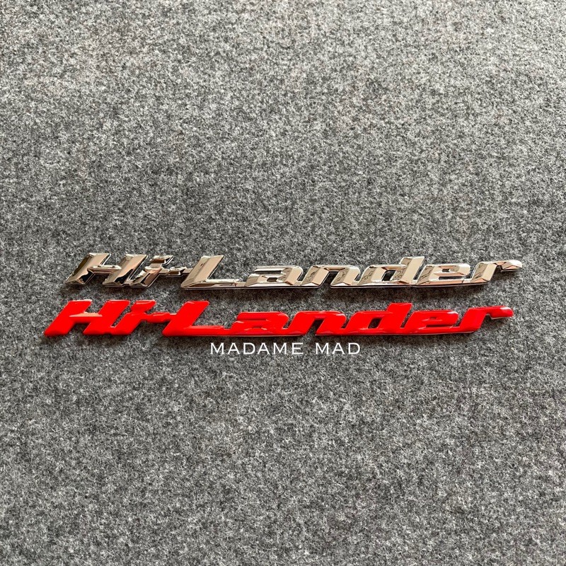 ราคาและรีวิวโลโก้ Hi Lander D-MAX 2003-2011 ขนาด 25x2cm