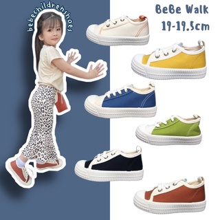 📌ลดล้างสต๊อก!พร้อมส่งในไทย รองเท้าผ้าใบเด็ก รุ่น BeBeWalk size:19CM -19.5CM รองเท้าเด็ก รองเท้าเด็กผู้หญิงและเด็กผู้ชาย