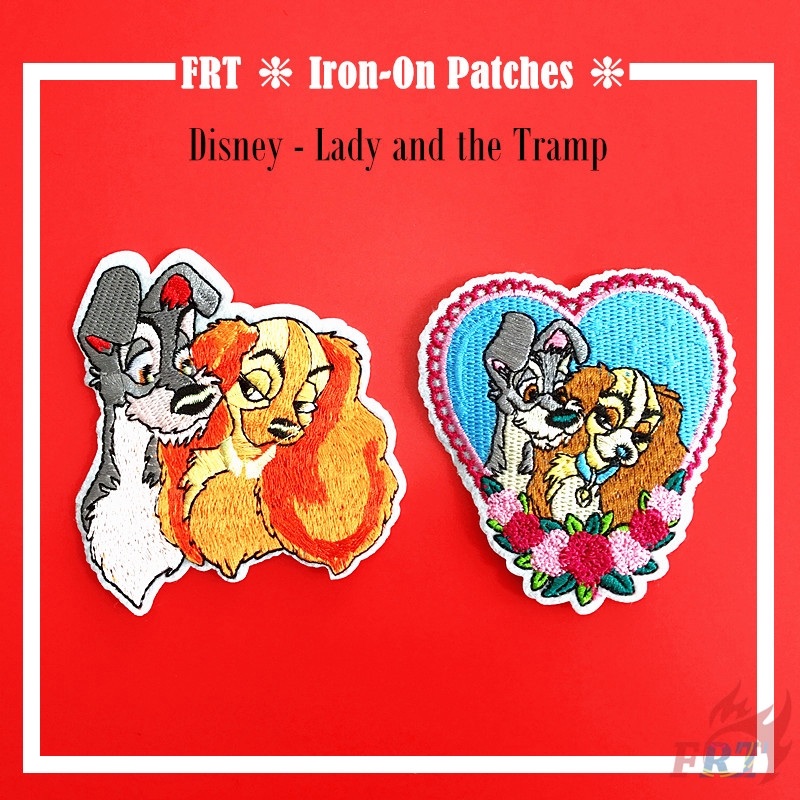 แพทช์ปักผ้าลายดิสนีย์ 1 ชิ้น（☸ Disney - Lady and the Tramp Patch ☸ ...
