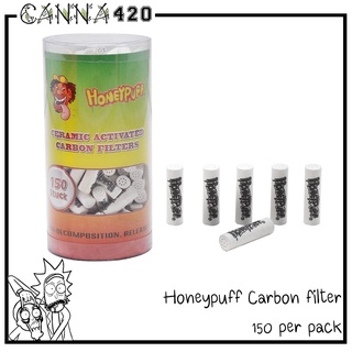 HONEYPUFF 7MM ACTIVATED CHARCOAL กรองคาบ้อน ฟีลเตอร์