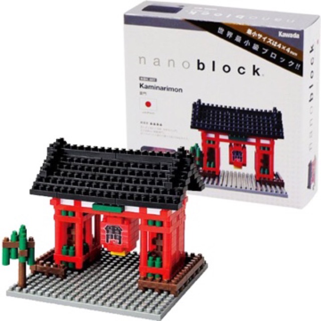 แท้-100-จากญี่ปุ่น-nano-block-นาโน-บล็อค-ประตูคามินาริมง-วัดอาซากุสะ-กรุงโตเกียว-nbh-007-asakusa-kaminari-mon-gatetokyo