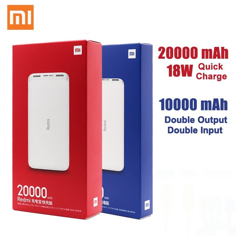 ภาพหน้าปกสินค้าXiaomi Mi 20000mAh Redmi  18W Fast Charge Power Bank-Xiaomi Mi 10000mAh Redmi Power Bank Whiteแบตเตอรี่สำรอง จากร้าน ninimoblie บน Shopee