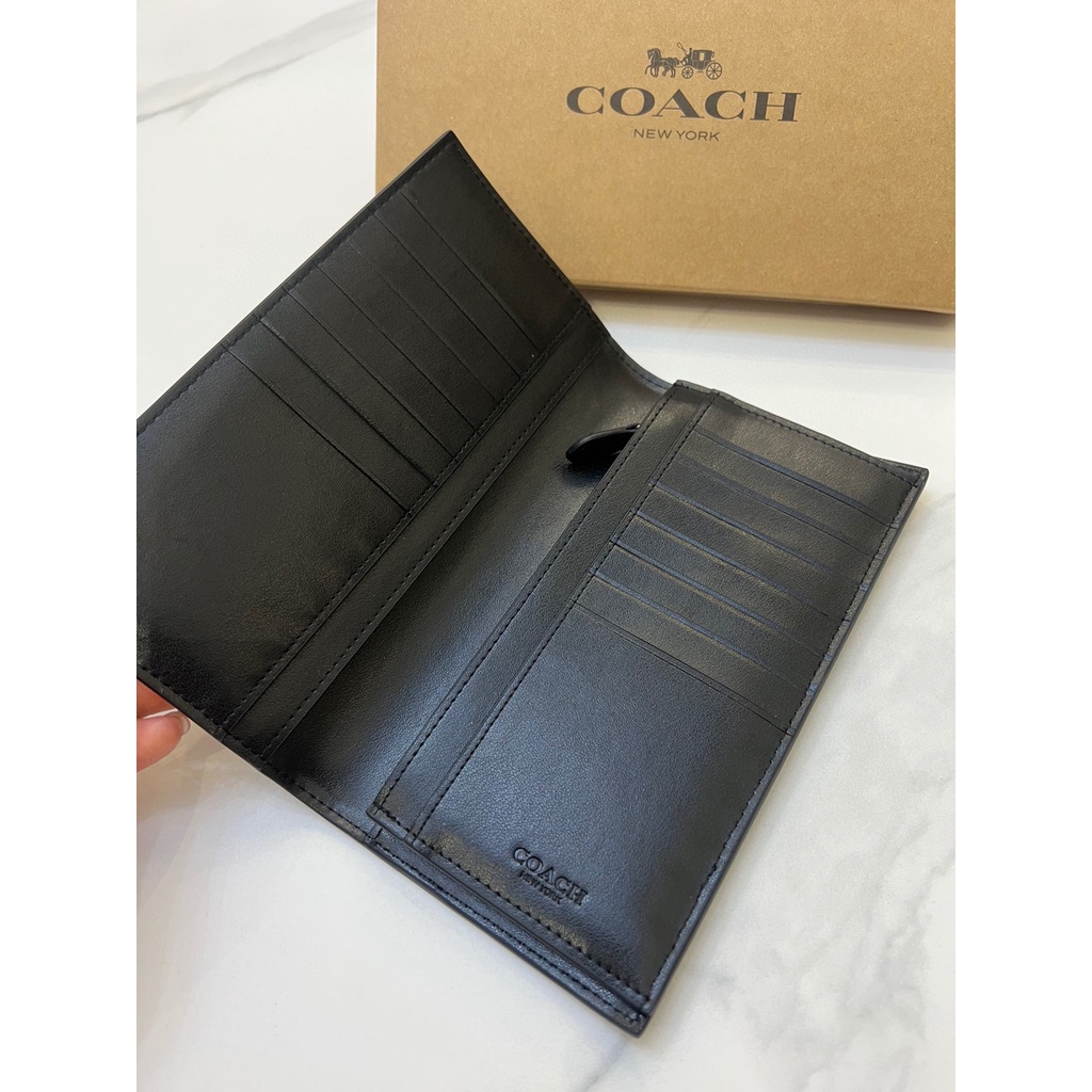 outlet-coach-แท้-กระเป๋าสตางค์ผู้ชาย-กระเป๋าสตางค์-กระเป๋าสตางค์ใบยาว