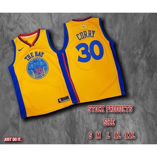 เสื้อกีฬาบาสเก็ตบอล NBA  Golden State Warriors The Bay # 30