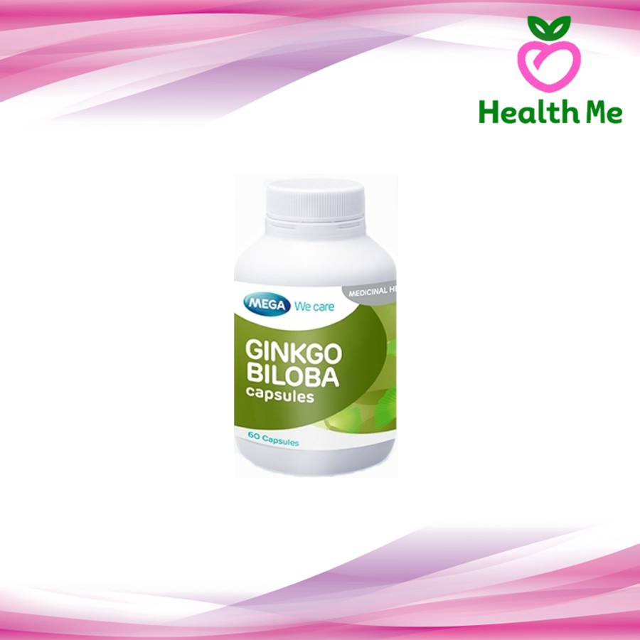 ภาพหน้าปกสินค้าMega We Care Ginkgo Biloba 60's เมก้า วี แคร์ จิงโกะ บิโลบา 60 แคปซูล จากร้าน healthmee บน Shopee