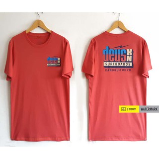 เสื้อยืดพิมพ์ลาย Deus For Men And Women Surfing And Skates สําหรับผู้ชายผู้หญิง