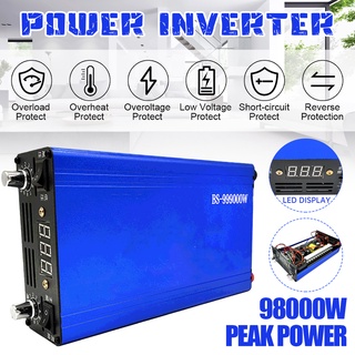 อินเวอร์เตอร์อิเล็กทรอนิกส์ 99900W 12V พลังงานสูง สําหรับตกปลา