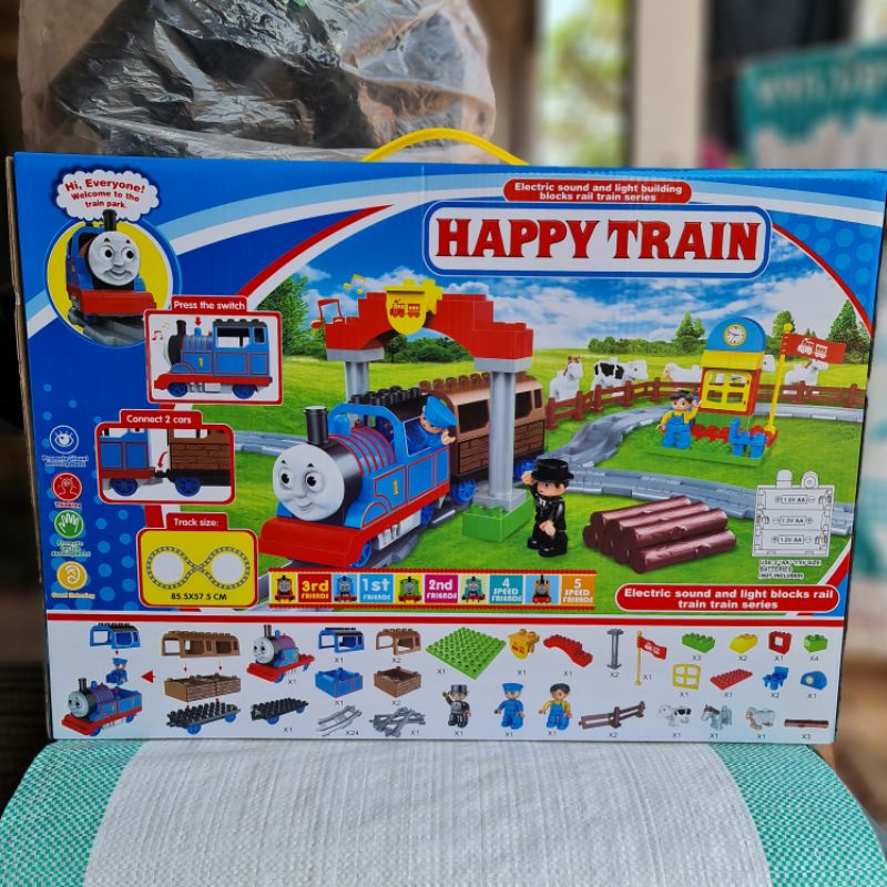 ของเล่นรถไฟโทมัสพร้อมราง-ชิ้นใหญ่มาก-ของเล่นรถไฟ-ของเล่นรางรถไฟ-ของเล่นรถไฟโทมัส