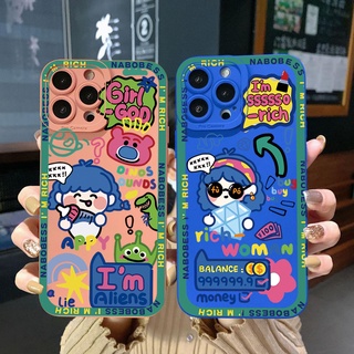 เคสโทรศัพท์มือถือ ขอบสี่เหลี่ยม ลายการ์ตูนน่ารัก สําหรับ VIVO Y15A Y15S T1 5G T1X Y02S Y21S Y21A Y21S Y33S Y12S Y11S Y12A Y01 Y1S Y20s Y20A